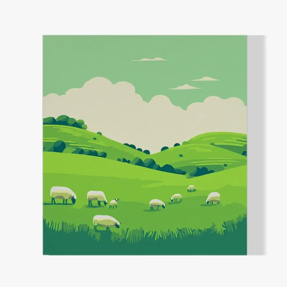 Pintar por Números - Rebaño