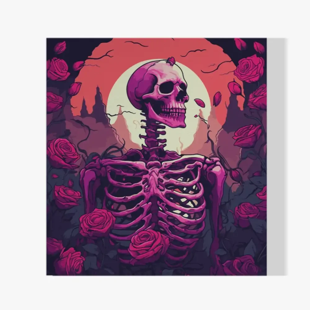 Pintar por Números - Restos rosados