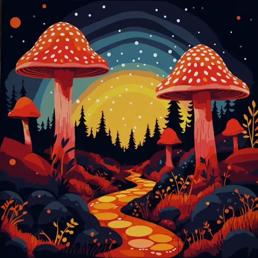 Pintar por Números - Setas crepusculares