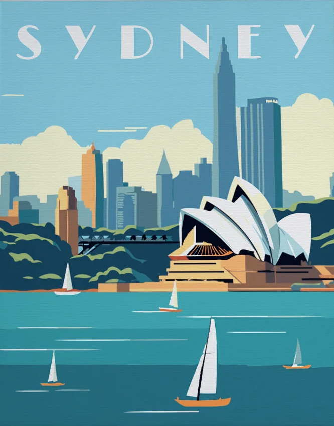 Pintar por Números - Sídney