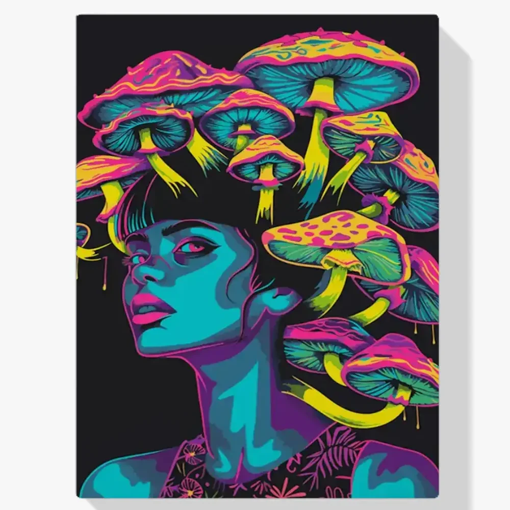 Pintar por Números - Sueños de hongos