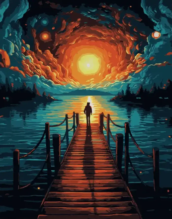 Pintar por Números - Vórtice de nubes