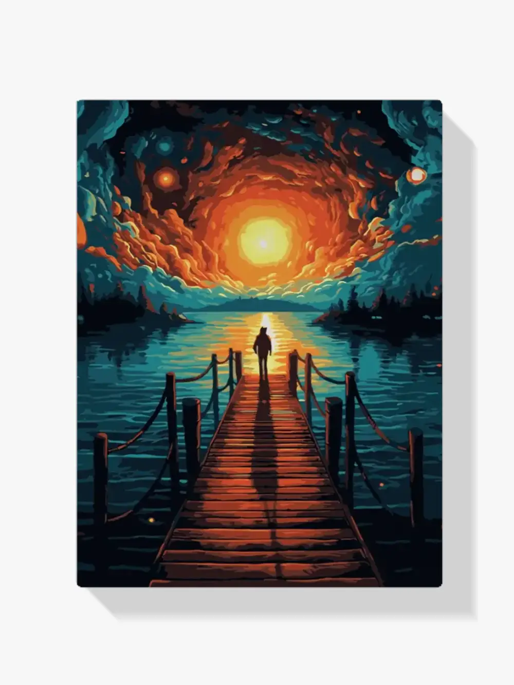 Pintar por Números - Vórtice de nubes