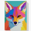 Pintar por Números - Zorro abstracto