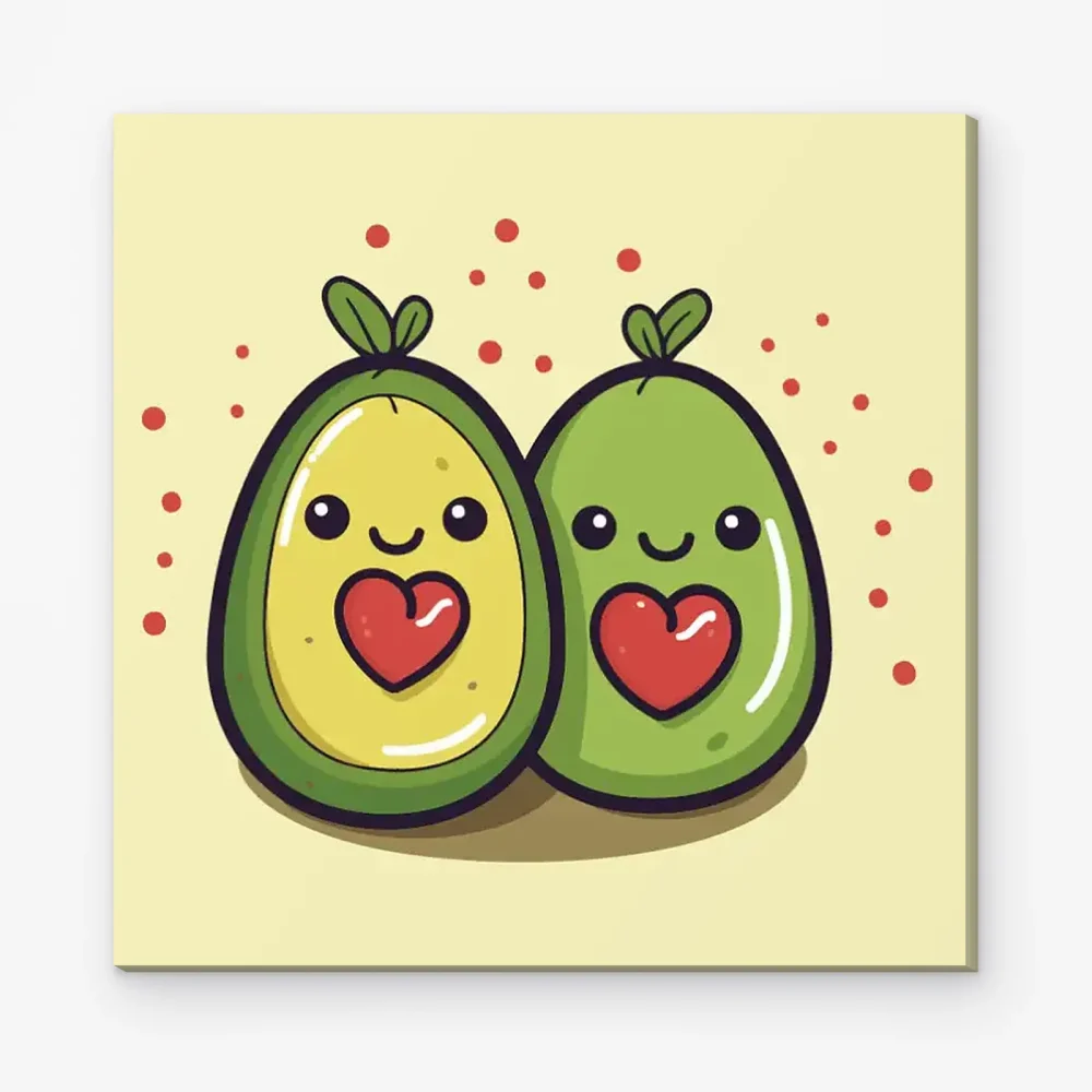 Pintar por Números - Afecto de aguacate