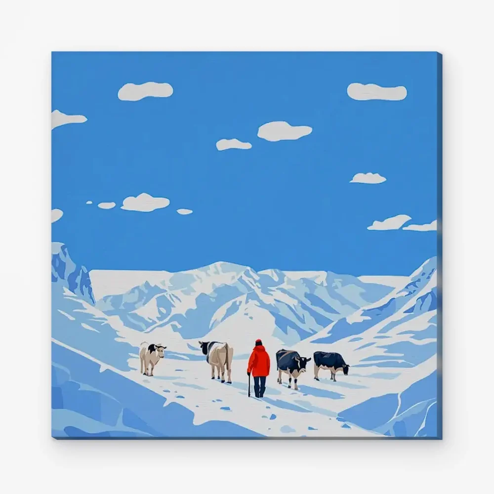 Pintar por Números - Altas montañas