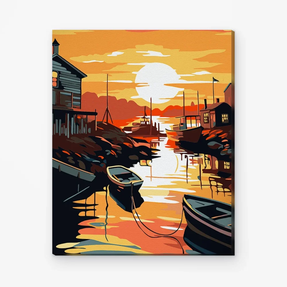 Pintar por Números - Atardecer apacible