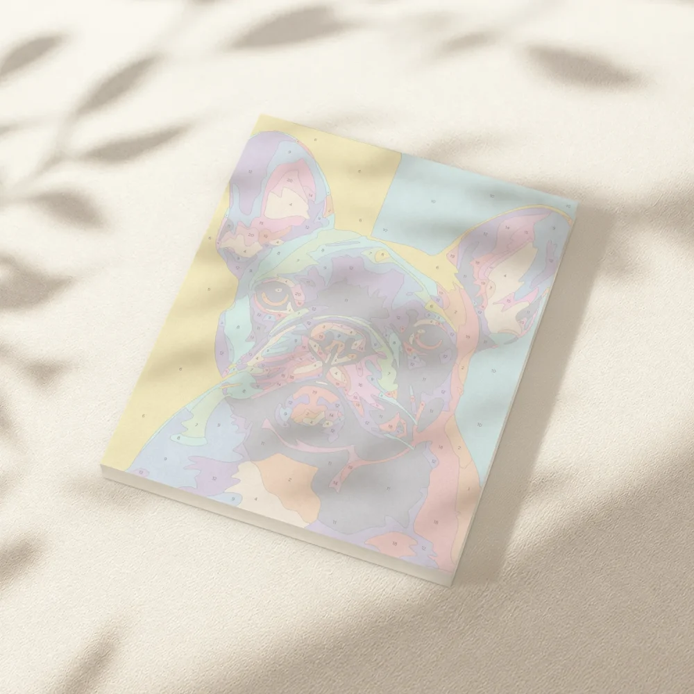 Pintar por Números - Bulldog abstracto