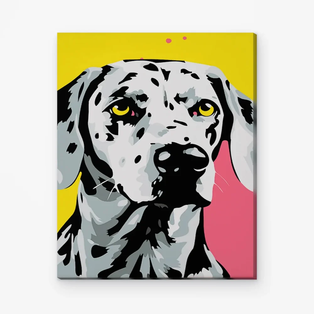 Pintar por Números - Dálmata abstracto