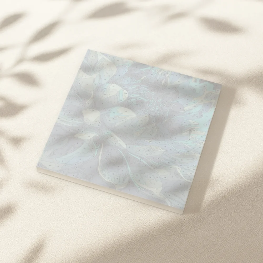 Pintar por Números - Flor azul en primer plano