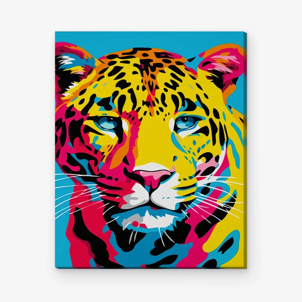 Pintar por Números - Jaguar abstracto