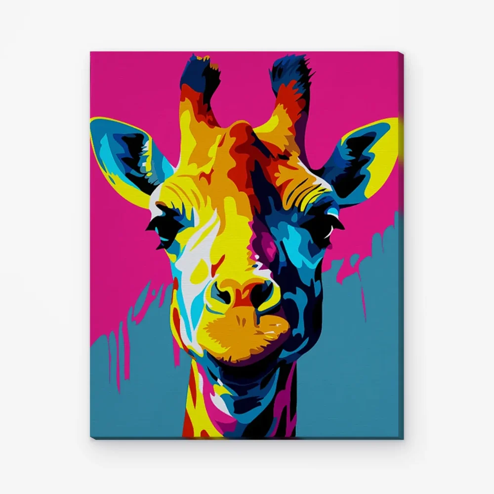 Pintar por Números - Jirafa abstracto