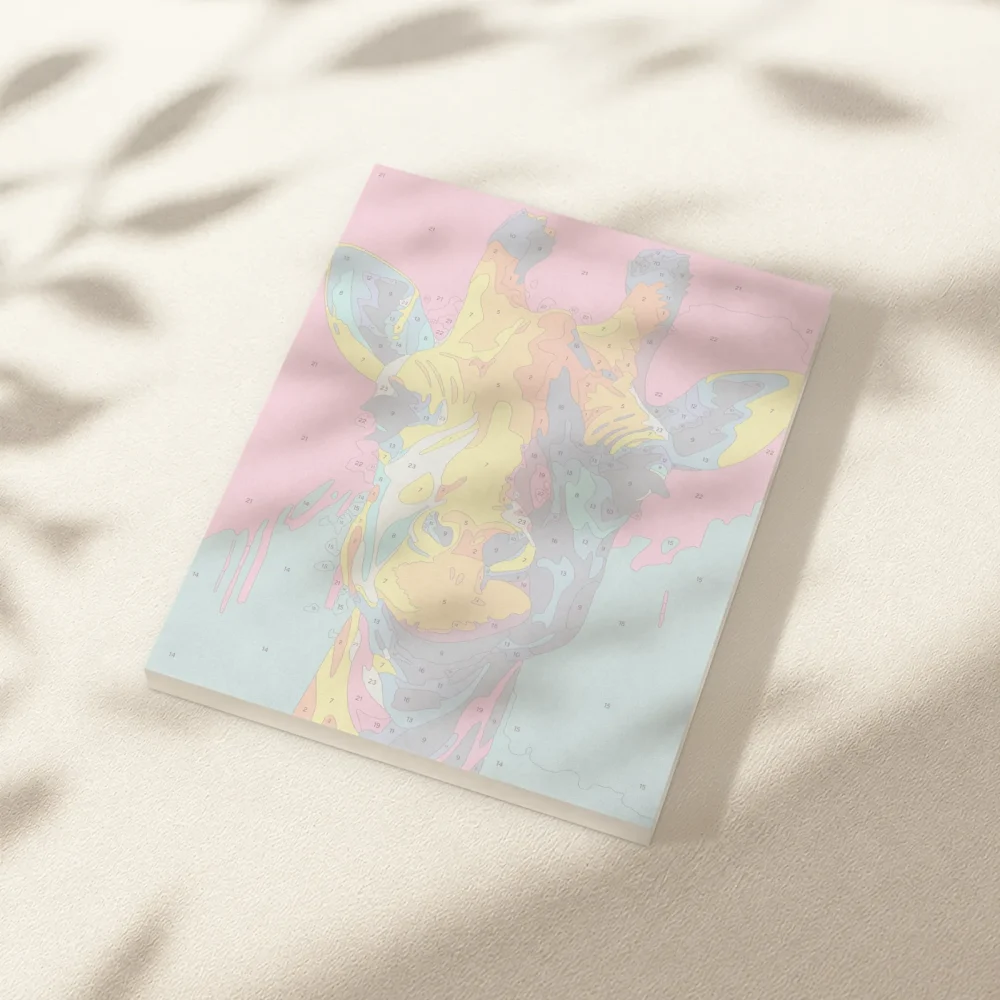 Pintar por Números - Jirafa abstracto