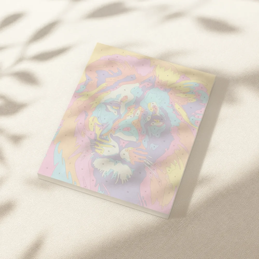 Pintar por Números - León abstracto
