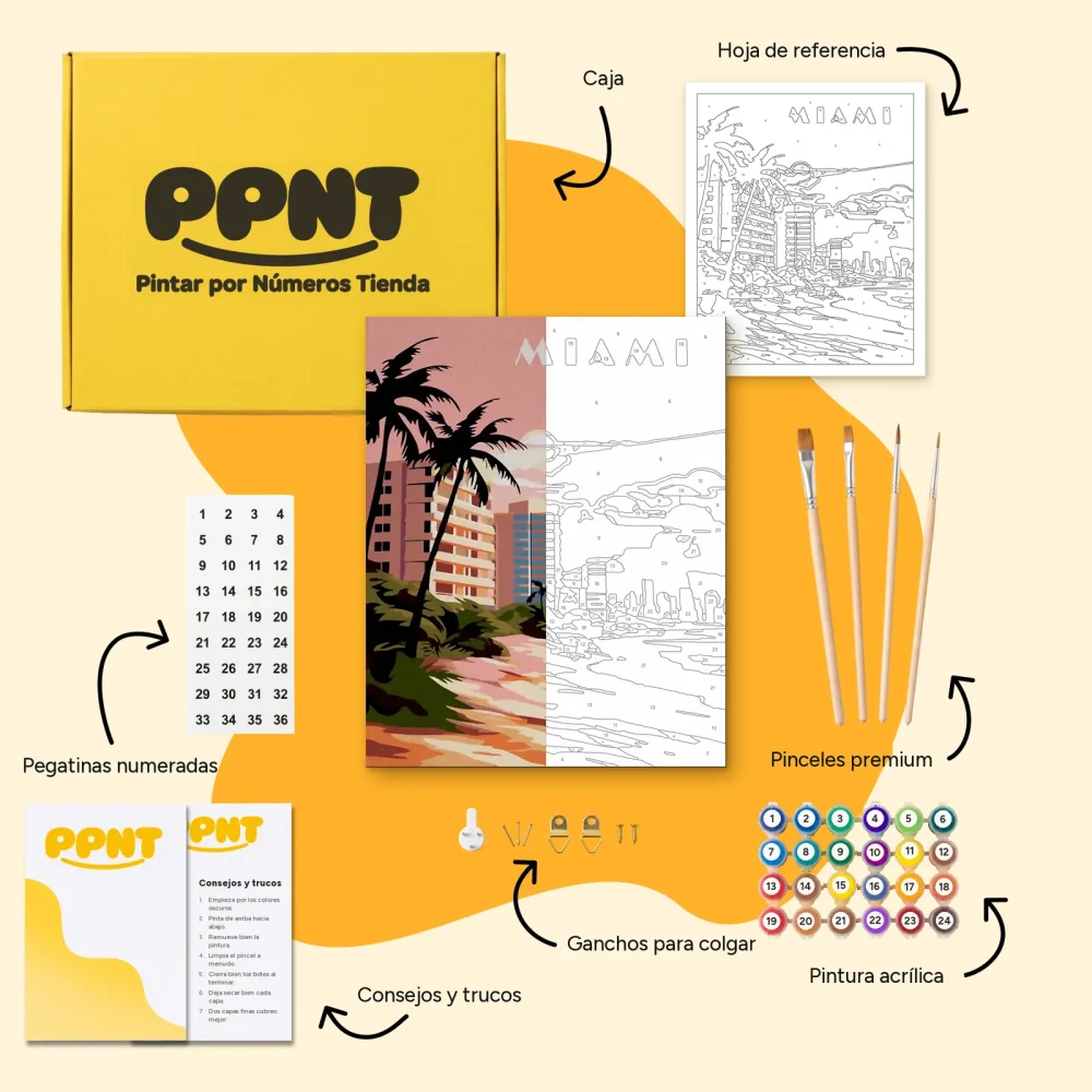 Pintar por Números - Miami