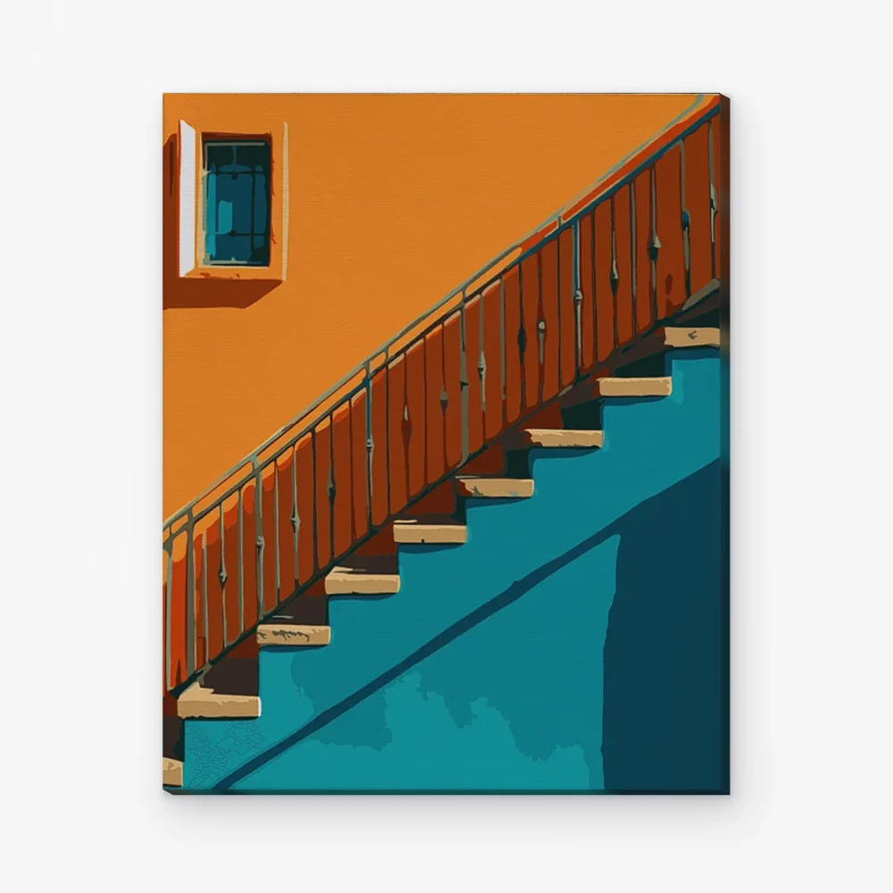 Pintar por Números - Pared naranja