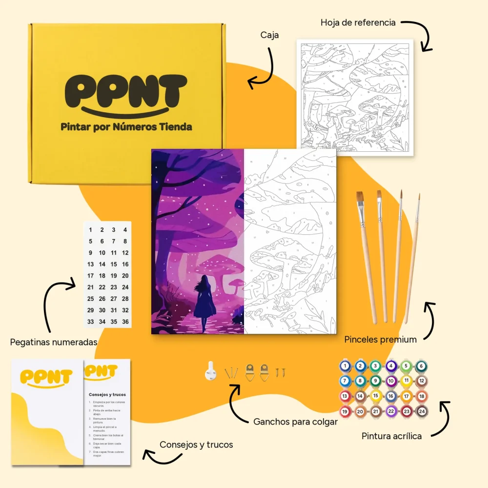 Pintar por Números - Paseo de la Fantasía