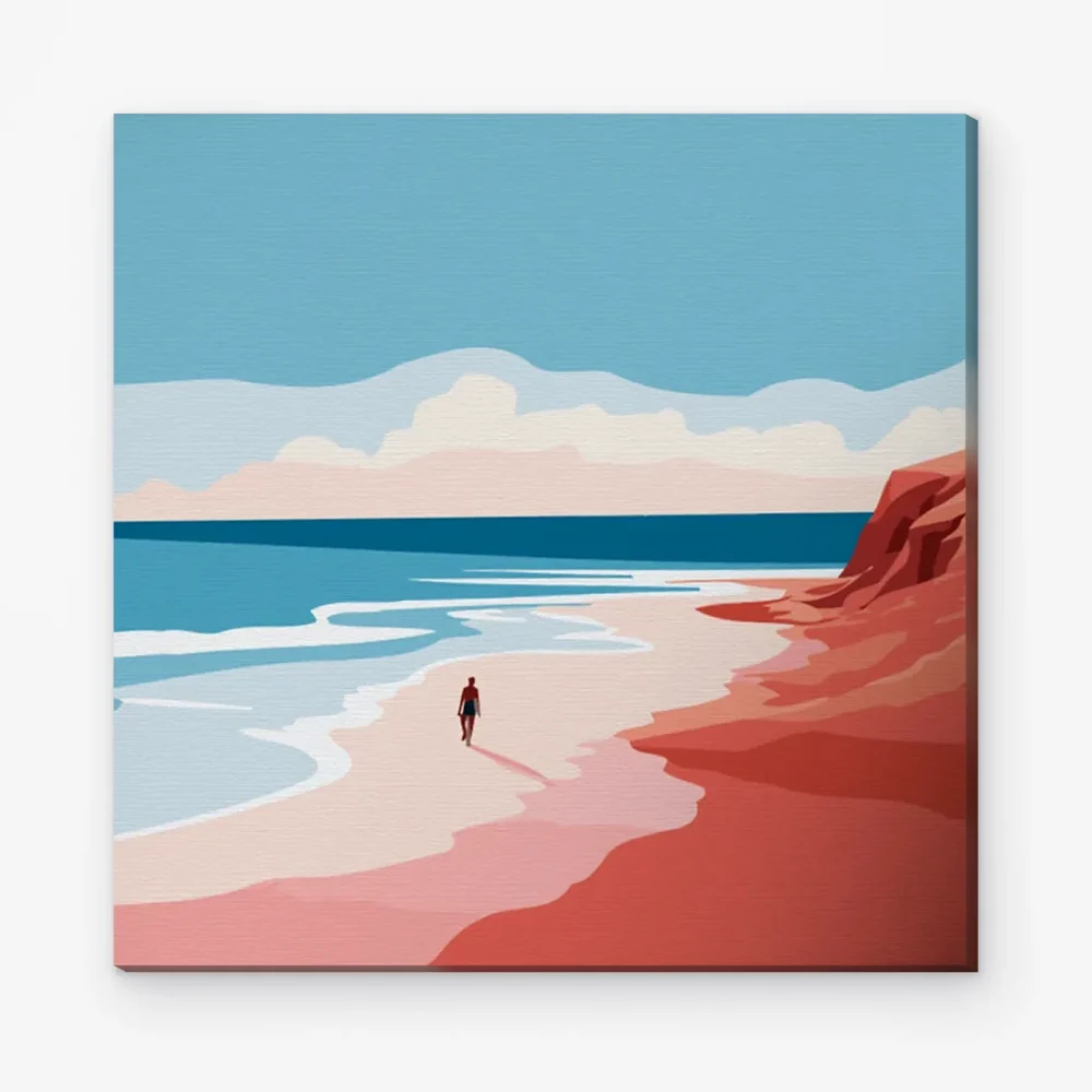 Pintar por Números - Playa Rocosa