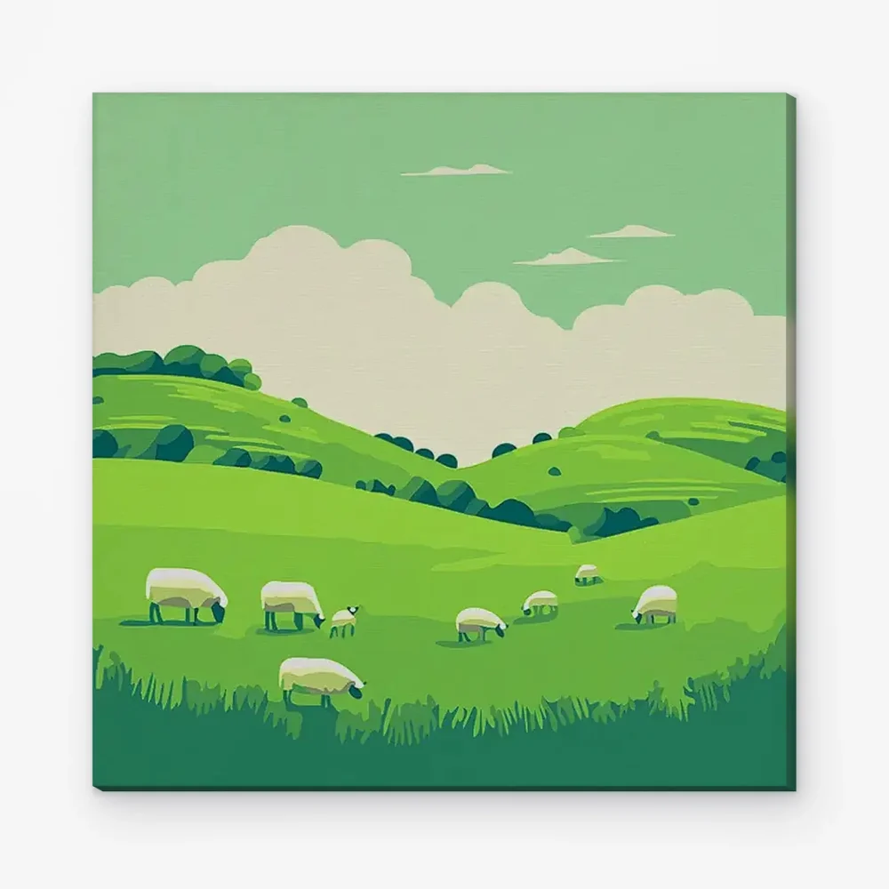Pintar por Números - Rebaño