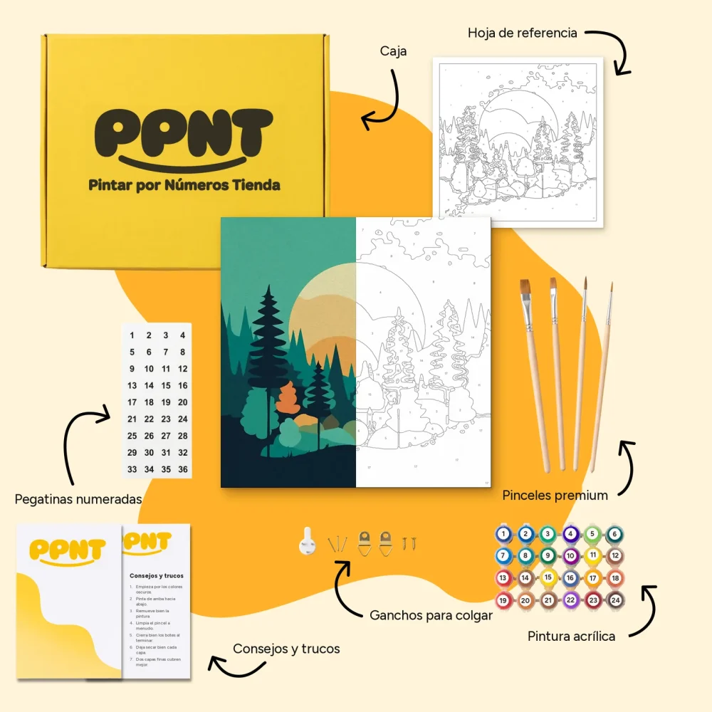 Pintar por Números - Velada Bosque