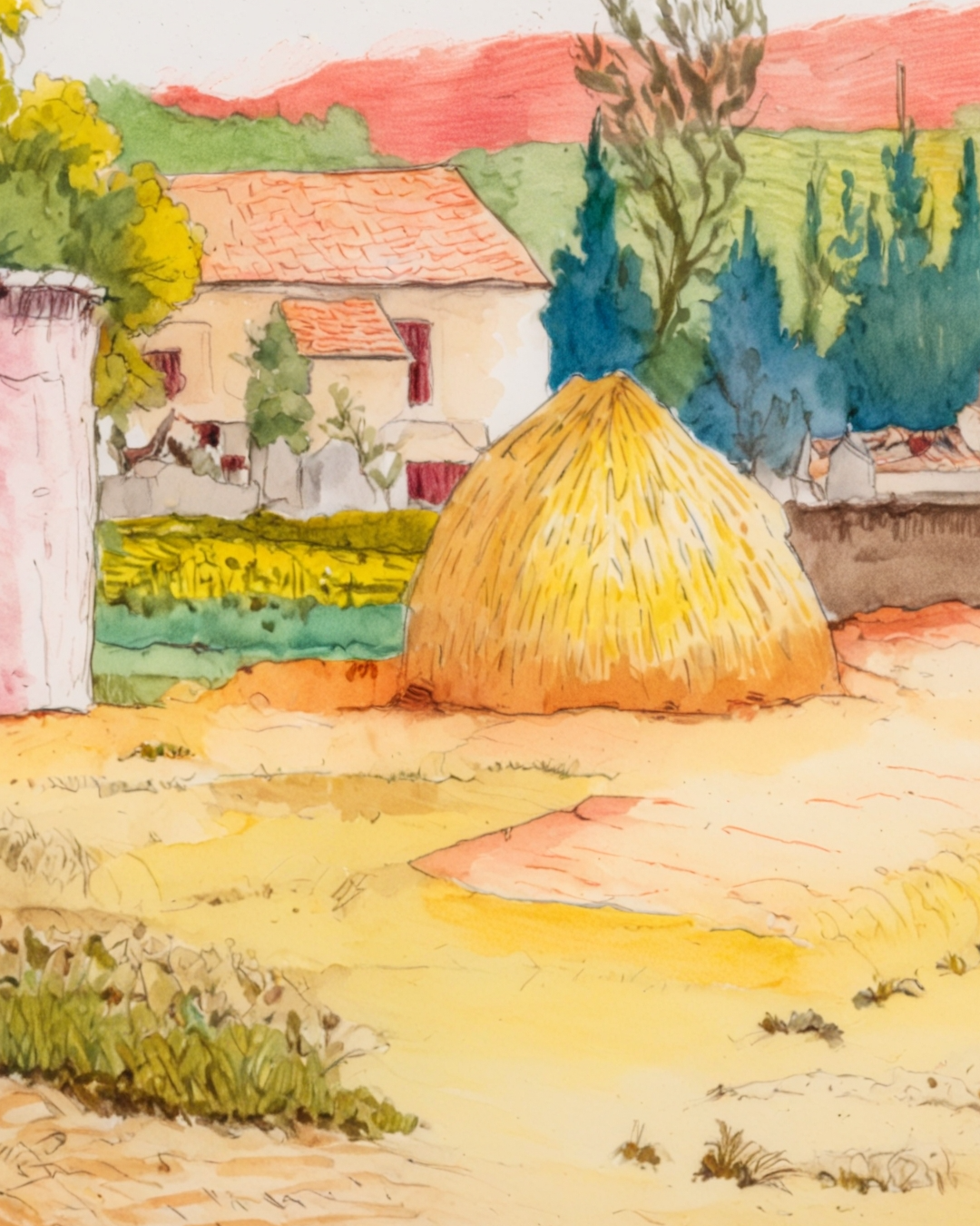 Pintar por Números - Pajar de campo