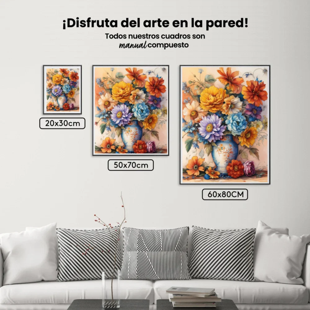 Pintar por Números - Naturaleza muerta en plena floración