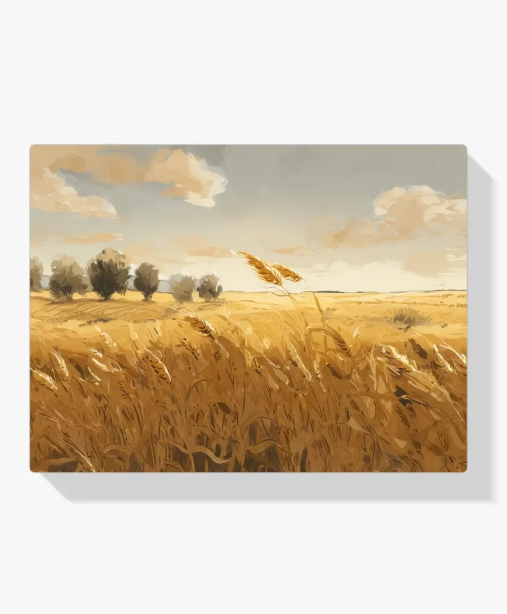 Pintar por Números - Campo de trigo dorado