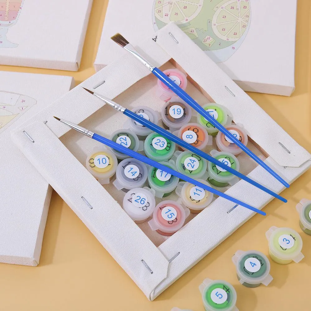 Pintura sobre números - 6 mini pinturas | Conjunto de cóctel, foto 5