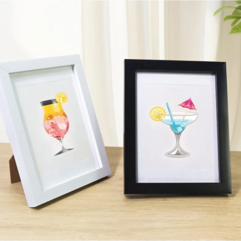 Pintura sobre números - Marco de fotos numérico