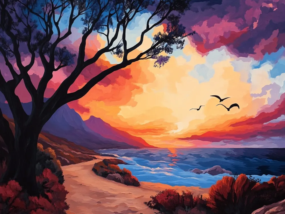 Pintar por Números - Escape del Horizonte Dorado, foto 2