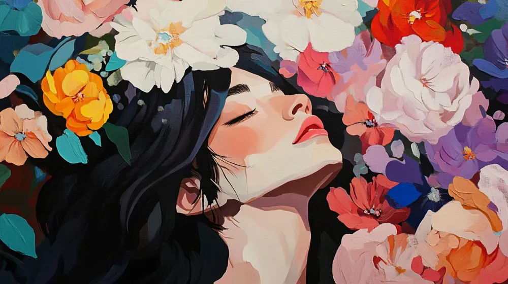 Pintar por Números - Flores Dreamscape, foto 2