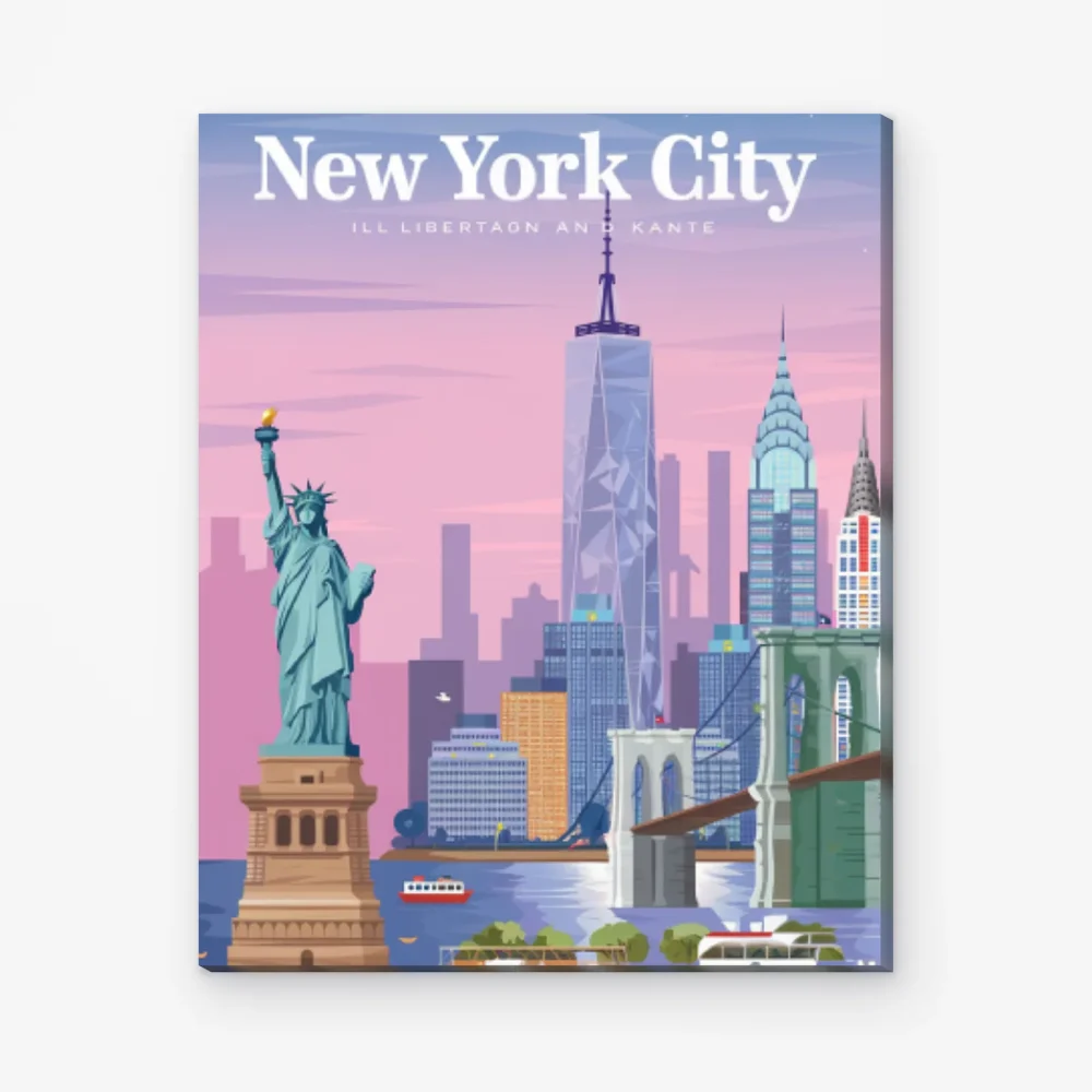 Pintar por Números - ciudad de nueva york