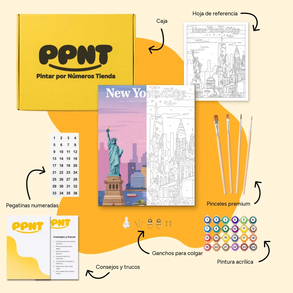 Pintar por Números - ciudad de nueva york