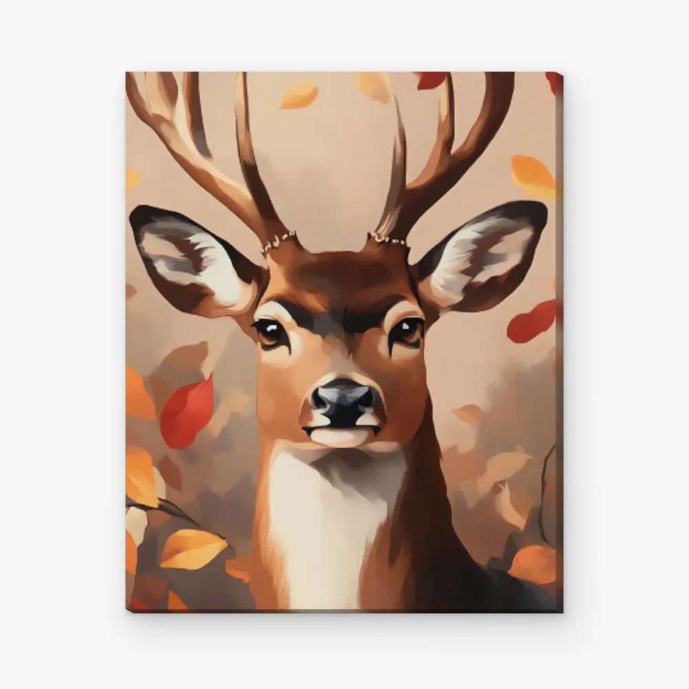 Pintar por Números - Majestuoso ciervo del bosque