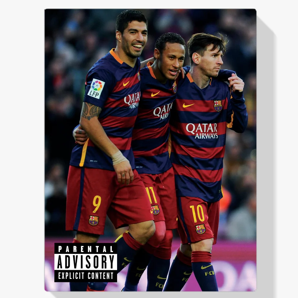 Pintar por Números - Messi, Suárez y Neymar