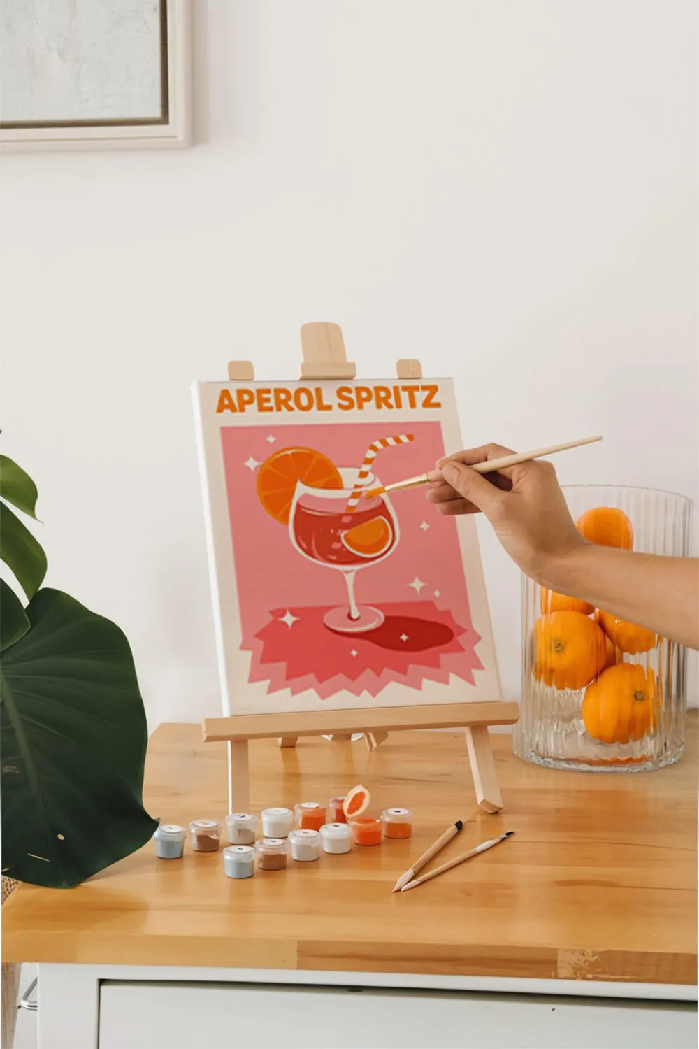 Pintar por números - 6 mini pinturas | Conjunto de cócteles, foto 4