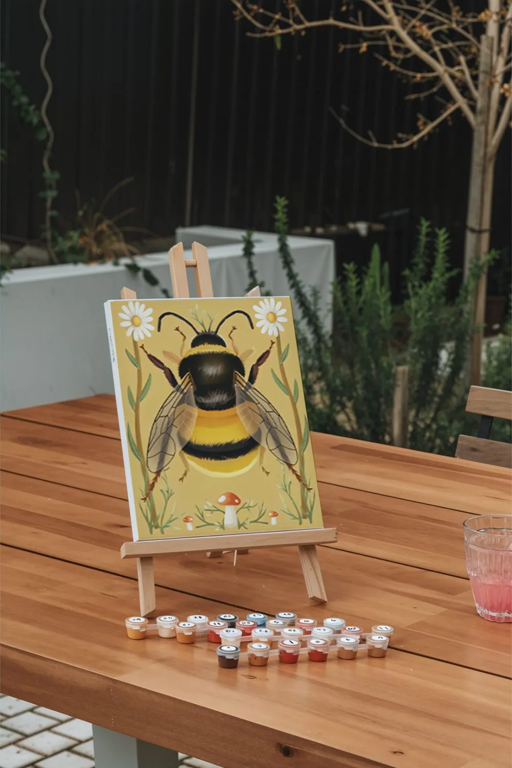Pintar por números - 6 mini pinturas | Conjunto de edición de insectos, foto 5