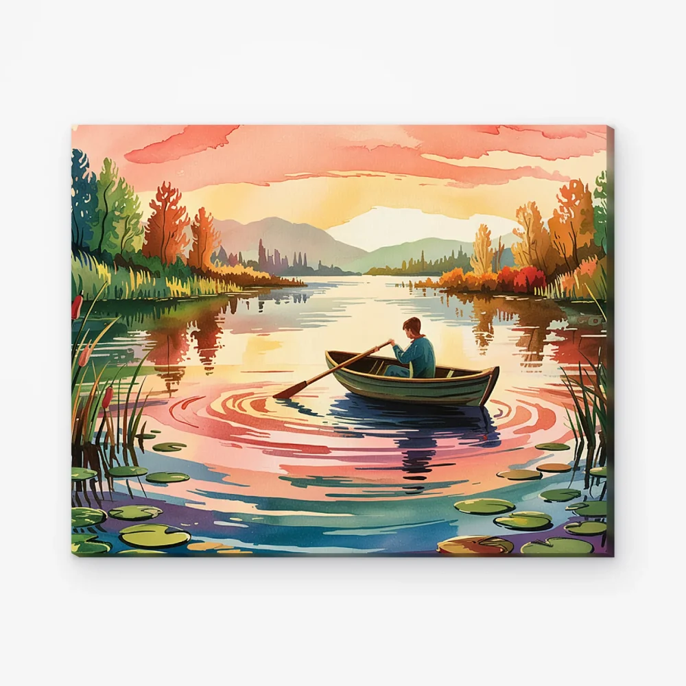 Pintar por Números - Aguas tranquilas, trazos suaves
