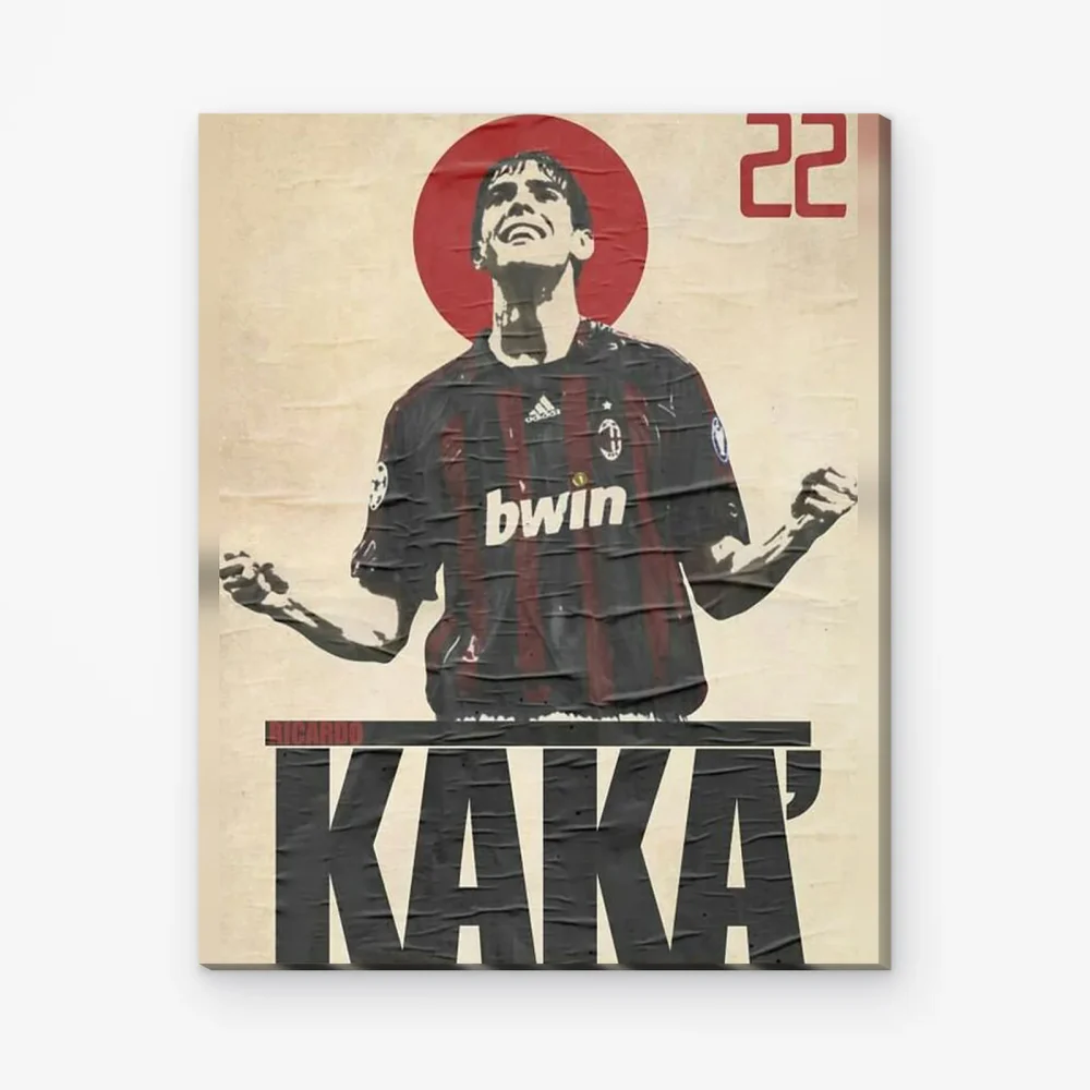 Pintar por Números - Kaká póster retro
