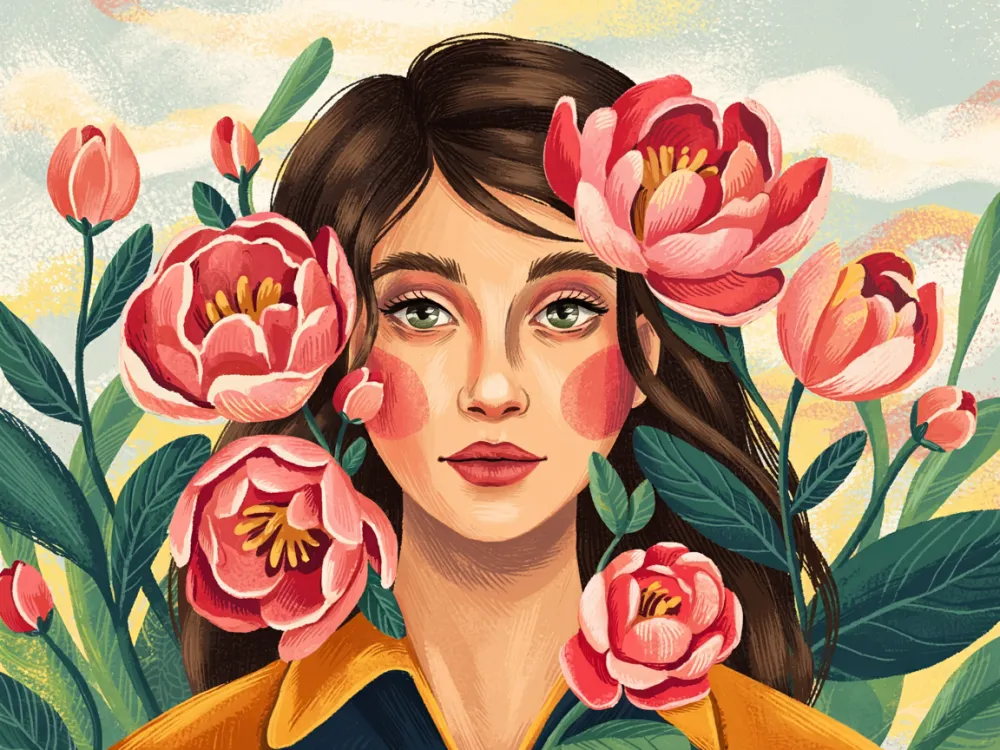 Pintar por Números - Belleza floreciente, foto 2