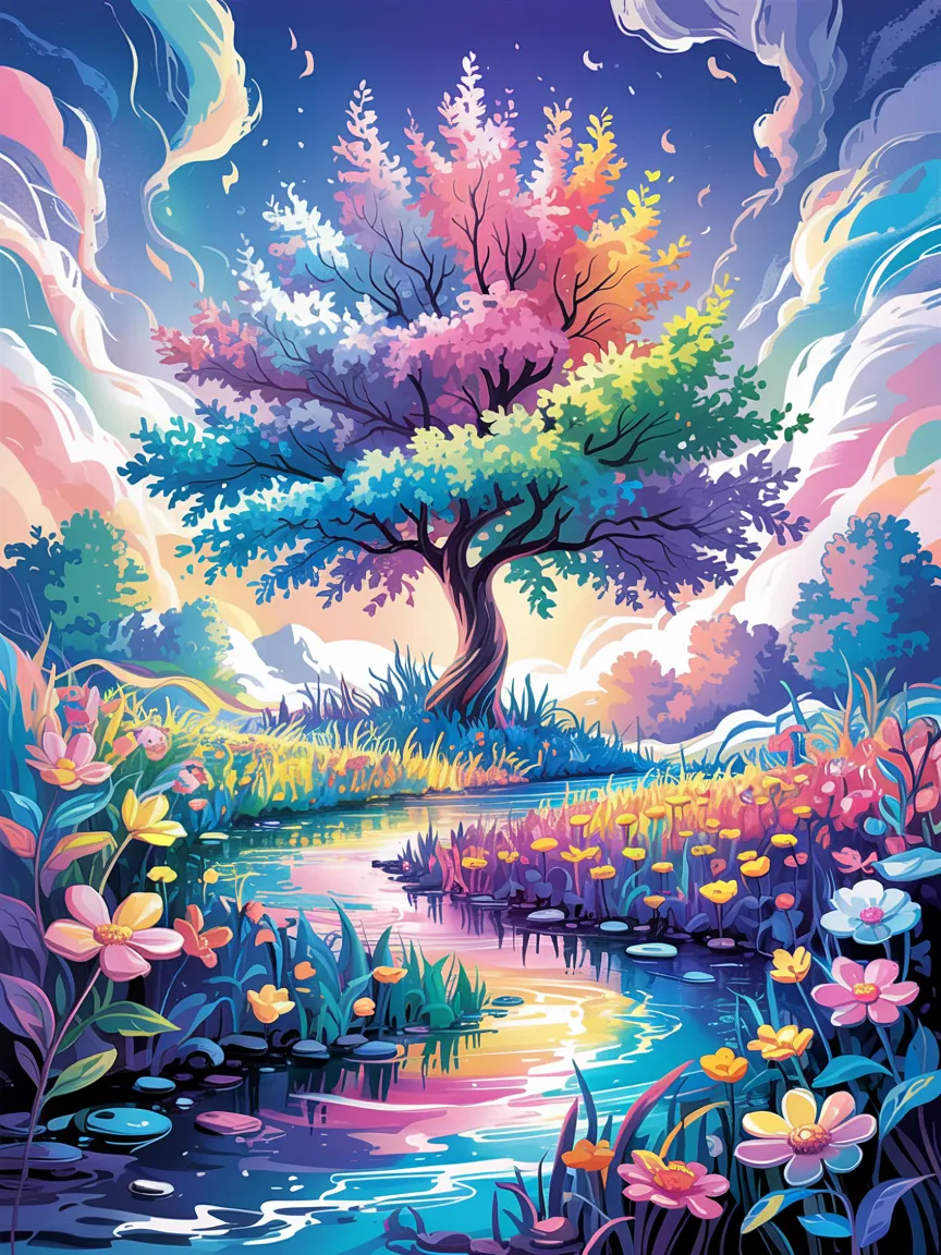 Pintar por Números - Bosque mágico de ensueño, foto 2