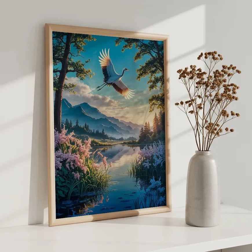 Pintar por Números - Bajo el vuelo de la grulla, foto 6