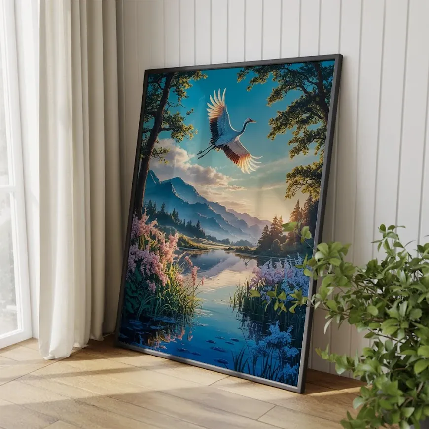 Pintar por Números - Bajo el vuelo de la grulla, foto 7