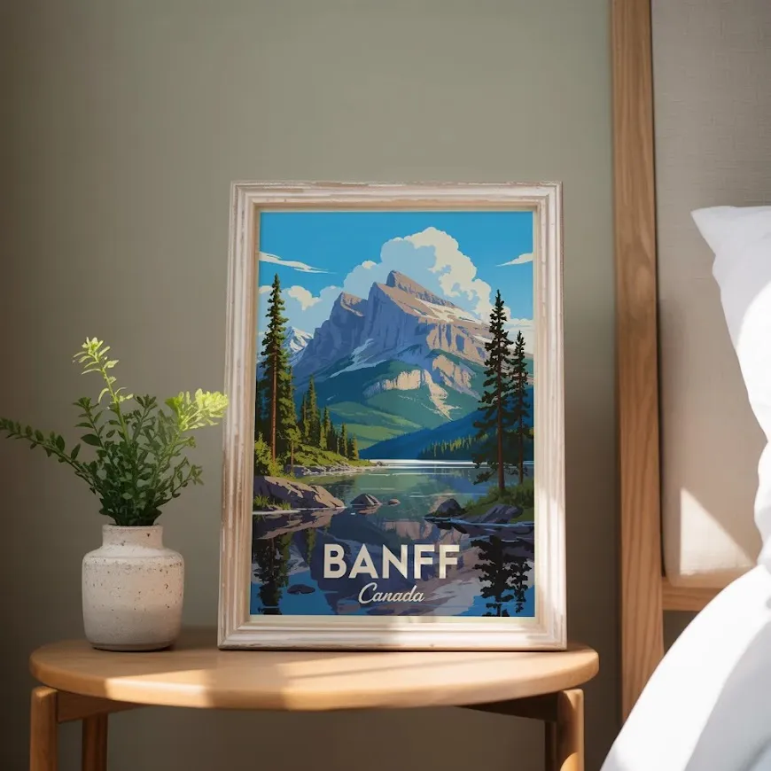 Pintar por Números - Banff, Canadá, foto 3
