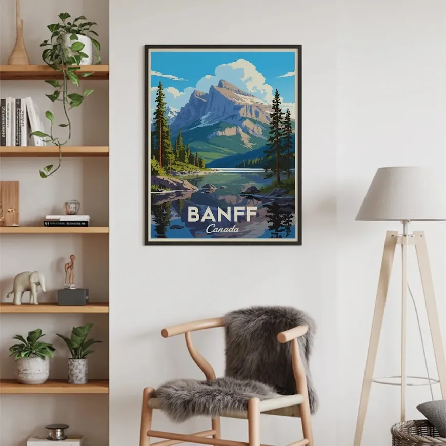 Pintar por Números - Banff, Canadá, foto 4