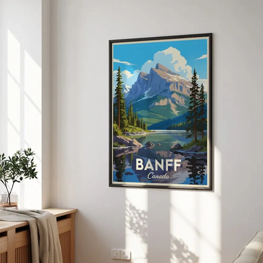 Pintar por Números - Banff, Canadá, foto 5