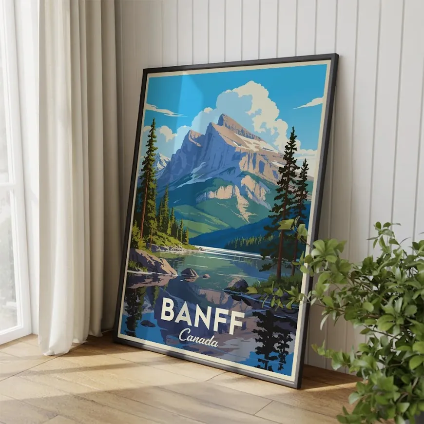 Pintar por Números - Banff, Canadá, foto 7