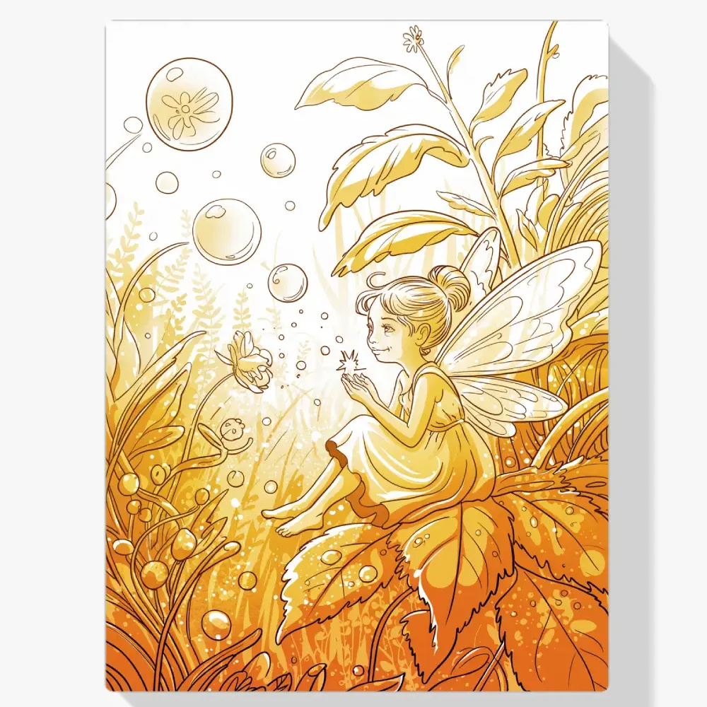 Pintar por Números - Burbujas de hadas