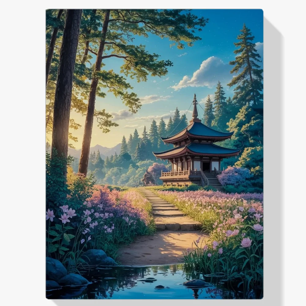 Pintar por Números - Camino al Templo Oculto