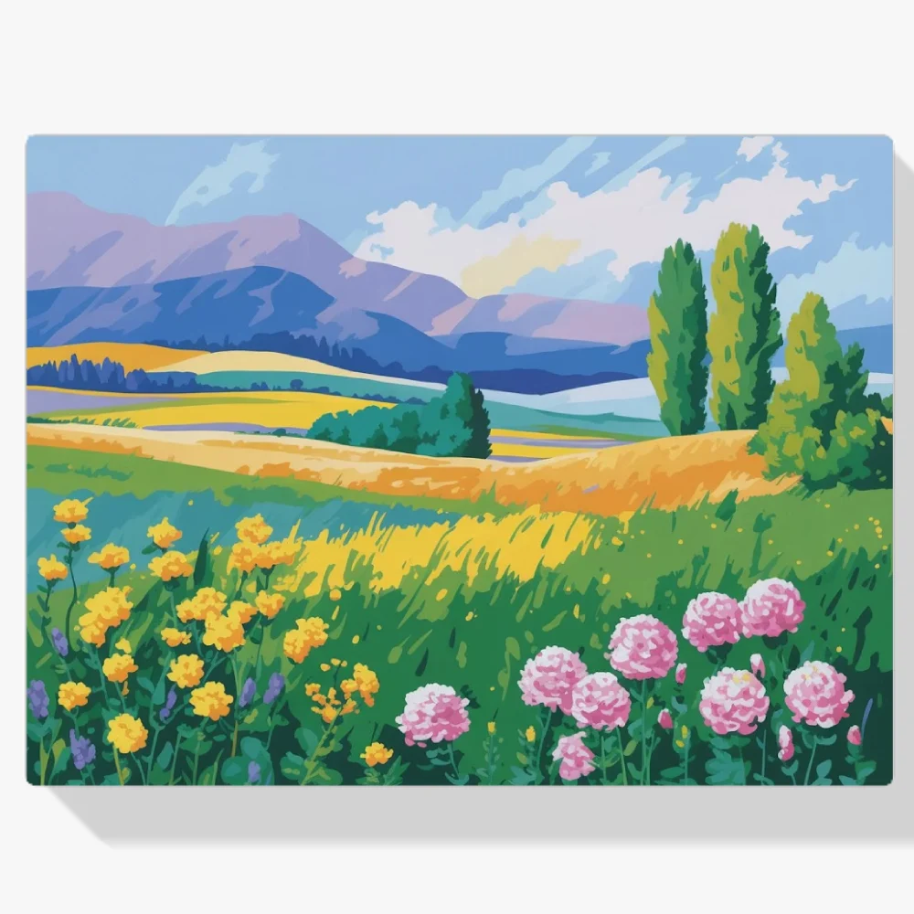 Pintar por Números - Campos de calma